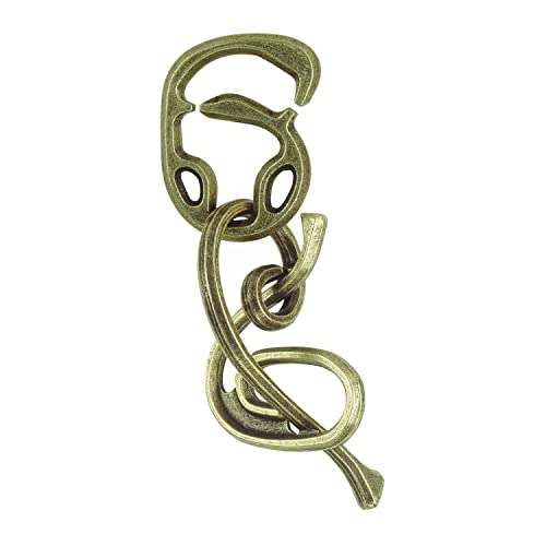 Enigma Hanayama Metal Brainteaser Puzzle – Level 6 Mensa Rated Challenge for Ages 12+