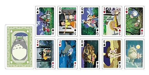 ENSKY Studio Ghibli 54-Card Deck – Spirited Away & My Neighbor Totoro