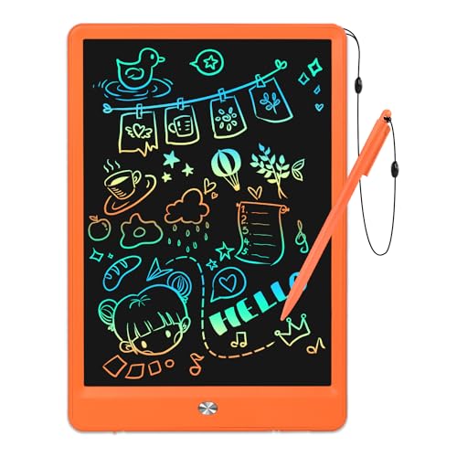 EooCoo 10-Inch LCD Writing Tablet for Kids Ages 3-7 - Reusable Drawing Pad with Lock Function, Travel-Friendly