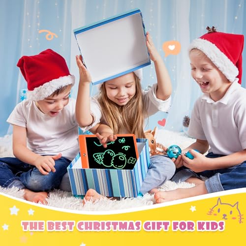 EooCoo 10-Inch LCD Writing Tablet for Kids Ages 3-7 - Reusable Drawing Pad with Lock Function, Travel-Friendly