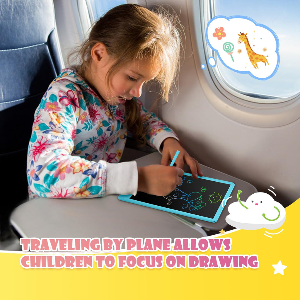 EooCoo 10 Inch LCD Writing Tablet for Kids – No Mess Drawing Pad with Lock Function