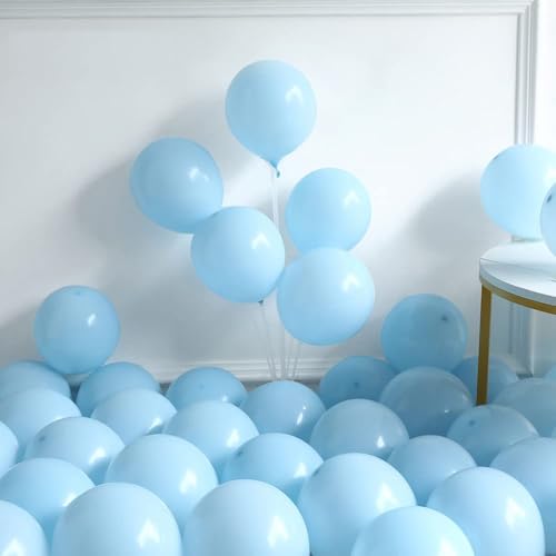 Eopelsm 121-Piece Bear Balloon Garland Arch Kit - Blue Pink Foil Balloons for Gender Reveal & Bear Theme Birthday Party Decorations