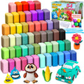 ESSENSON Air Dry Clay Set - 54 Colors, No Baking Required, DIY Modeling Clay for Kids Ages 3+