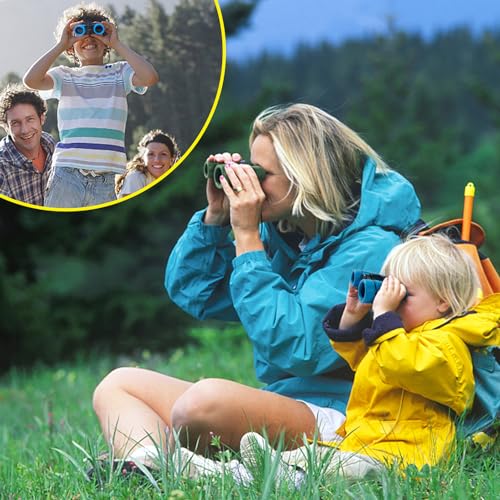 ESSENSON Kids Binoculars Set of 2 – 4x30mm for Ages 3-12, Outdoor Toy for Bird Watching, Hiking, Camping, Birthday Gift
