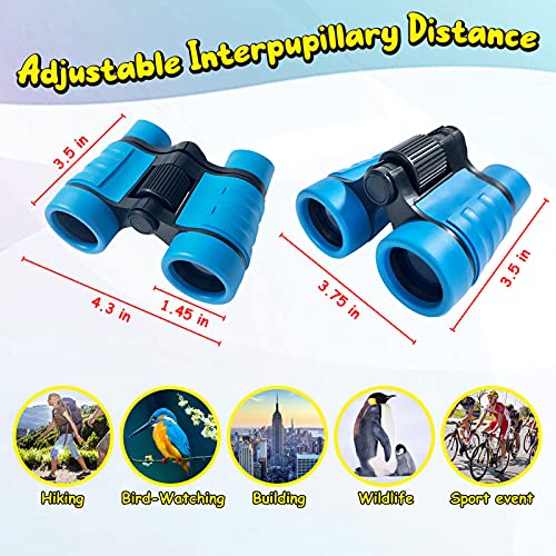 ESSENSON Kids Explorer Kit – Outdoor Adventure Binoculars, Magnifying Glass, Compass & More for Ages 3-8