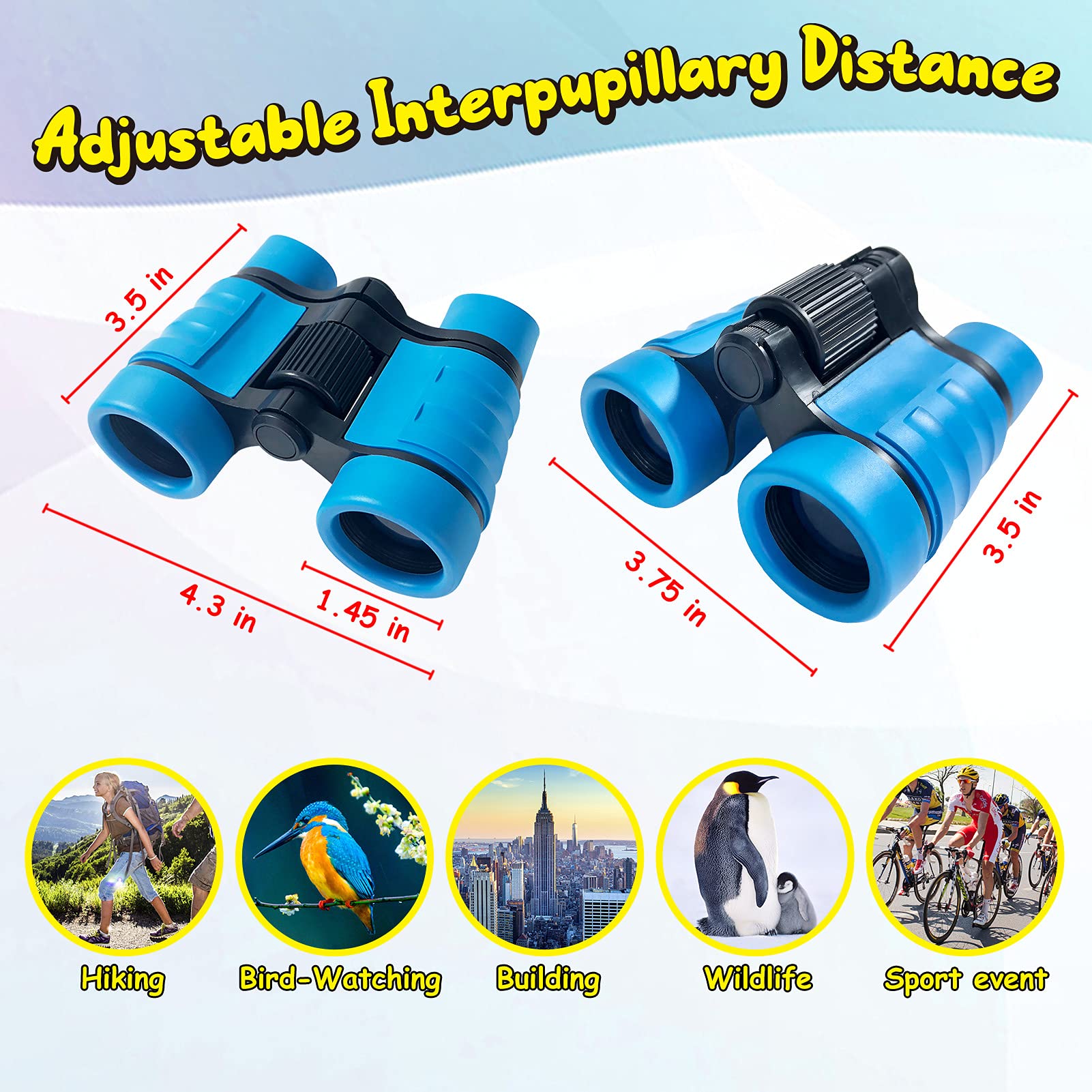 ESSENSON Kids Explorer Kit – Outdoor Adventure Binoculars, Magnifying Glass, Compass & More for Ages 3-8