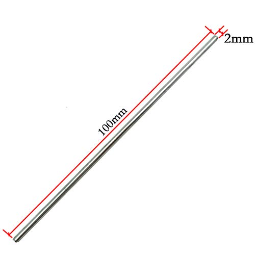 EUDAX 100pcs 30mm x 8mm Plastic Wheels with 50pcs 2mm x 100mm Metal Shafts for DIY RC Car Truck Boat Helicopter Models - Black