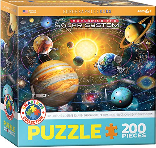 EuroGraphics Exploring The Solar System 200-Piece Puzzle – 13x19 Inch Finished Size