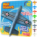 EVA Foam Glider Plane for Kids - Refresh Sports Indoor & Outdoor Flying Toy, Flies 100 ft