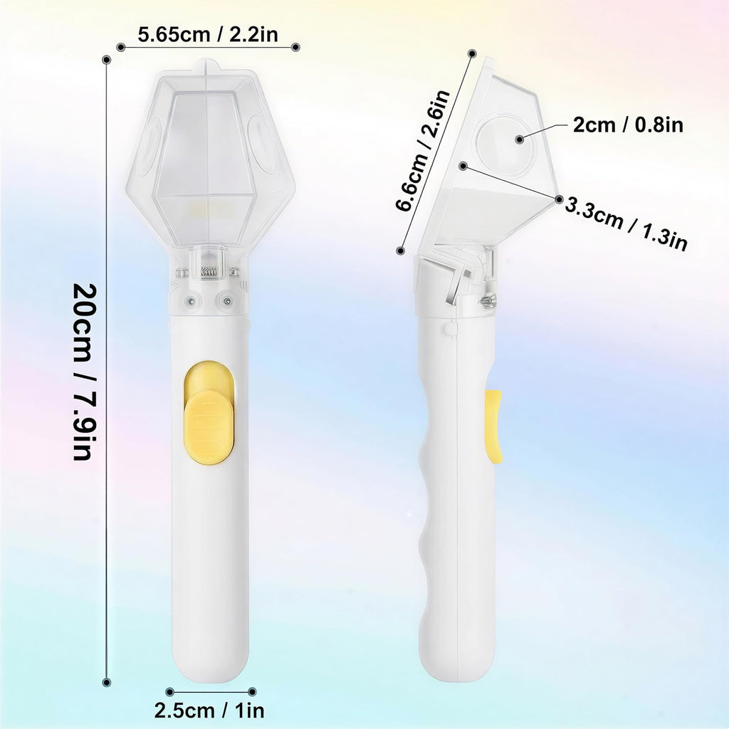EVADA Handheld Bug Catcher for Kids – Insect Trap with 6X Magnifier, STEM Outdoor Exploration Tool, White