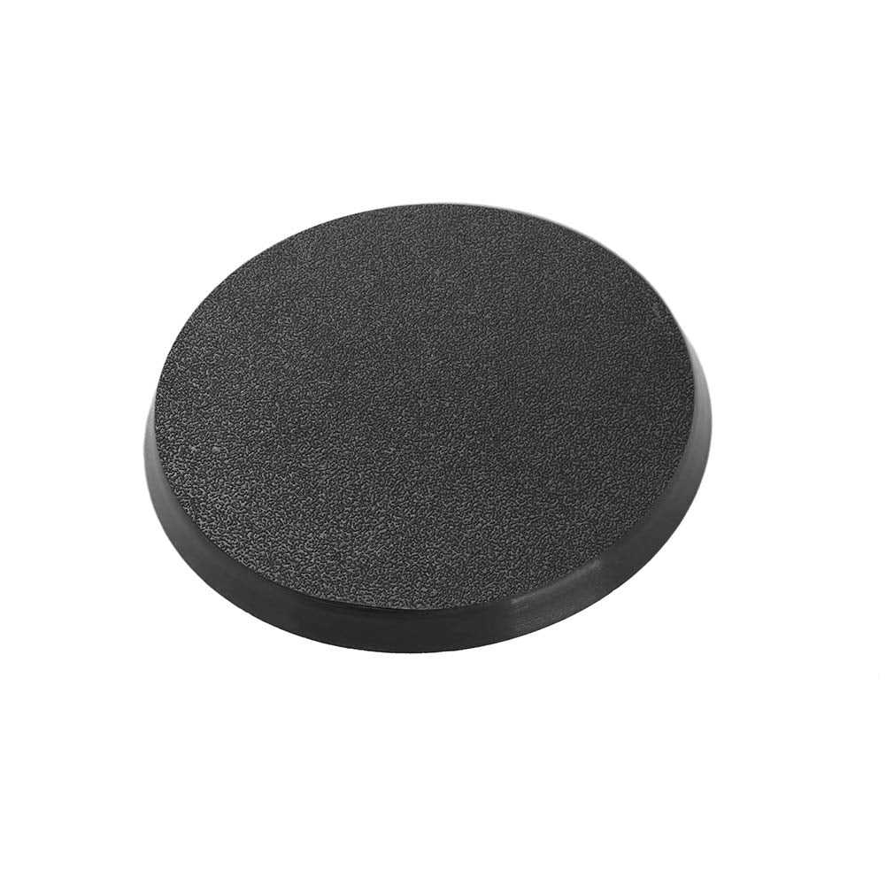 Evemodel MB750 100-Pack 50mm Round Plastic Model Bases for Wargaming Miniatures