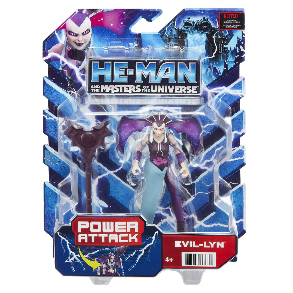 Evil-Lyn Action Figure with Spring-Loaded Attack - Masters of the Universe He-Man Toy