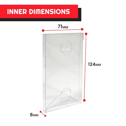 EVORETRO Booster Pack Protectors for Single Pokemon, MTG, Yu-Gi-Oh Cards - 0.35mm PET Clear Plastic, Pack of 10