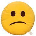 EvZ Official Confused Emoji Pillow – 32cm Soft Plush Cushion for Office, Dorm Room & Gag Gifts
