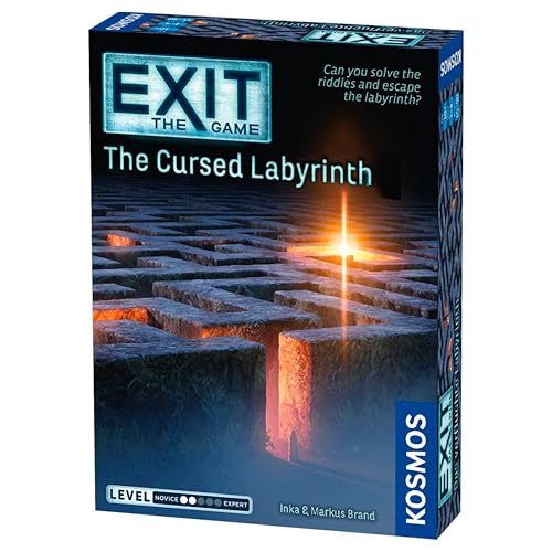 EXIT: The Game - The Cursed Labyrinth: Cooperative Escape Room Puzzle for Home (Difficulty 2/5)