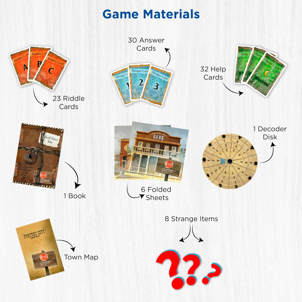 EXIT: The Game – Kidnapped in Fortune City – Cooperative Escape Room Puzzle