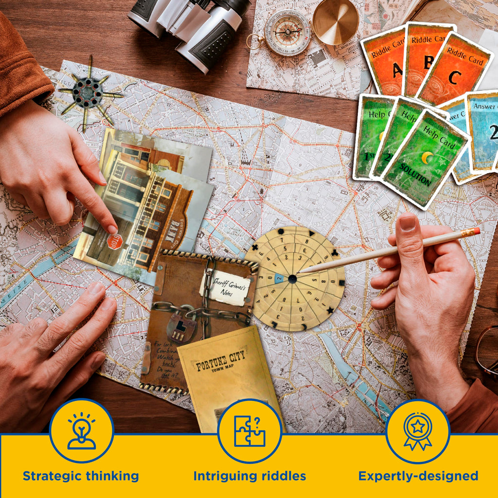 EXIT: The Game – Kidnapped in Fortune City – Cooperative Escape Room Puzzle