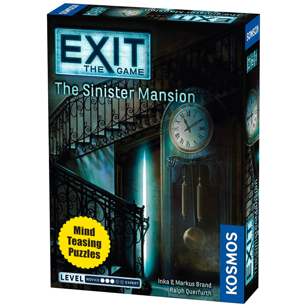 EXIT: The Sinister Mansion – Card-Based Escape Room Game for Home