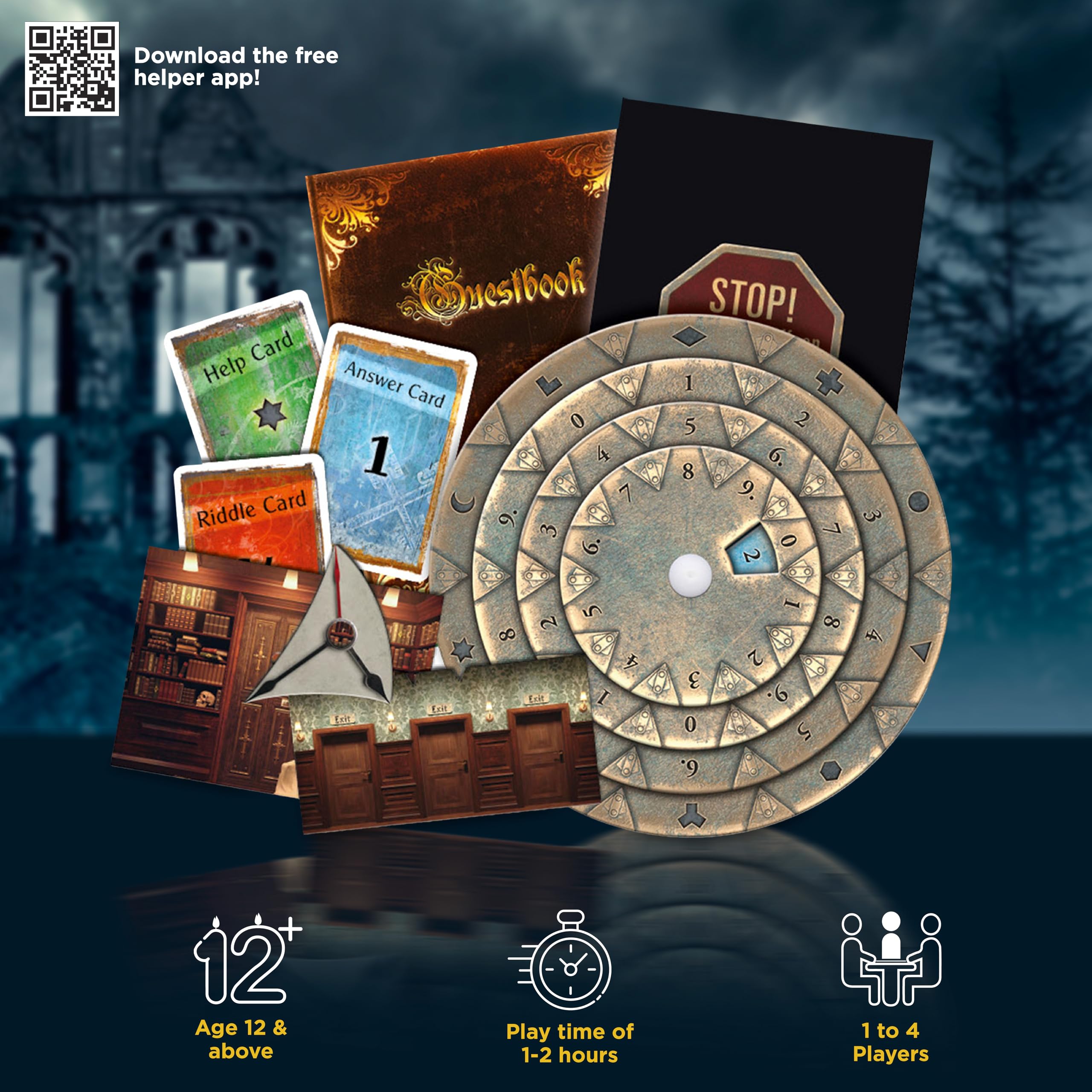 EXIT: The Sinister Mansion – Card-Based Escape Room Game for Home