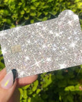 ExotixCard Original Reflective Ultra Bling Skin for Credit and Debit Cards – Silver