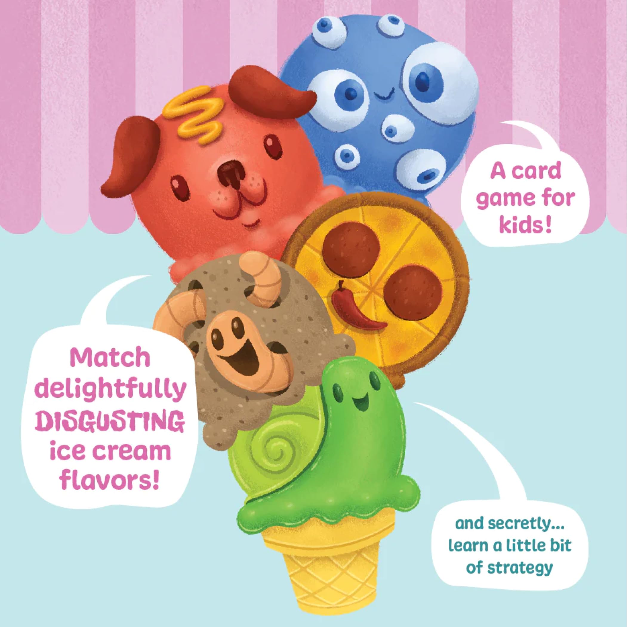 Exploding Kittens The Best Worst Ice Cream - Family Card Game for Ages 4+