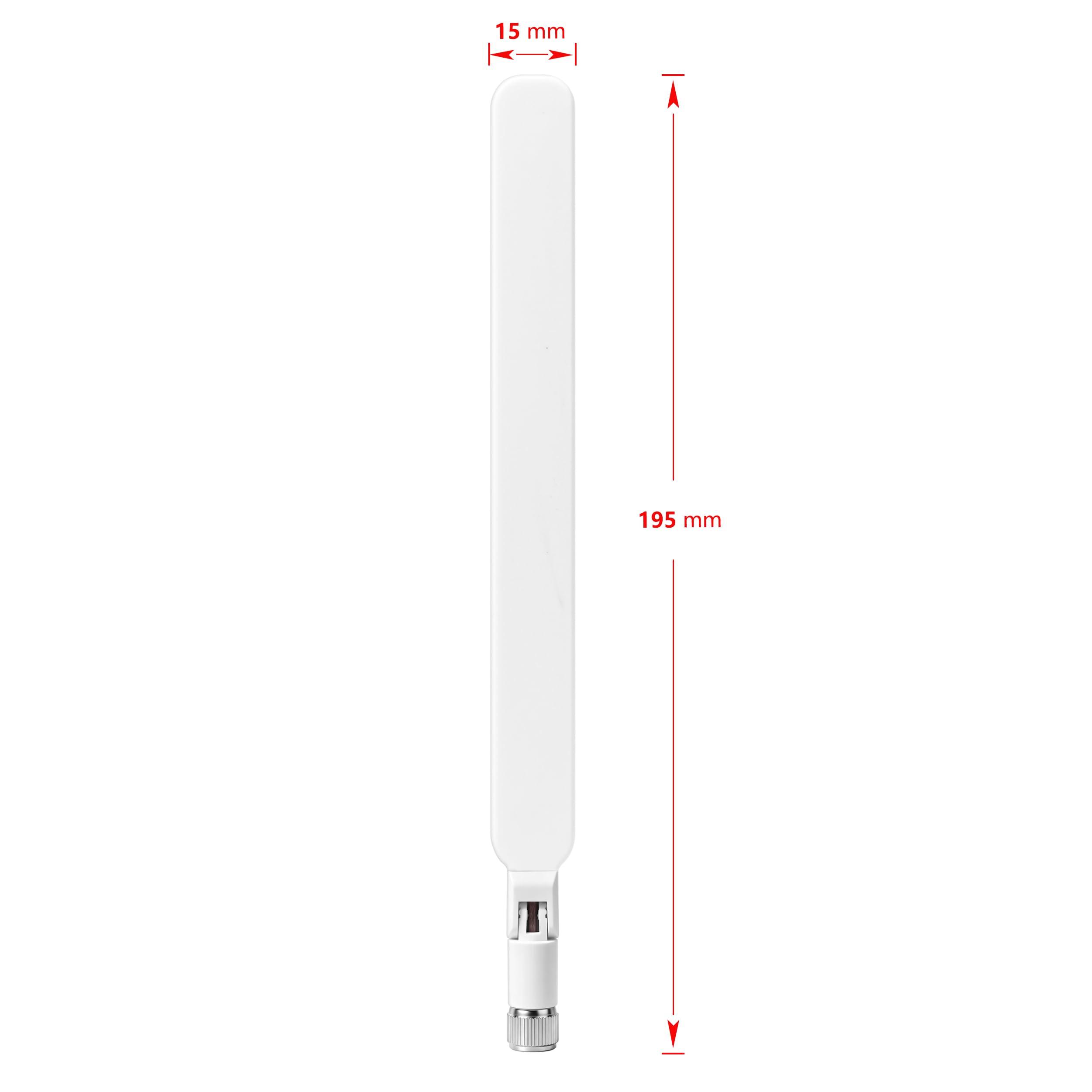 External WiFi Antenna for Smart Bird Feeder – RP-SMA Male, 7dBi, Compatible with NETVUE Birdfy