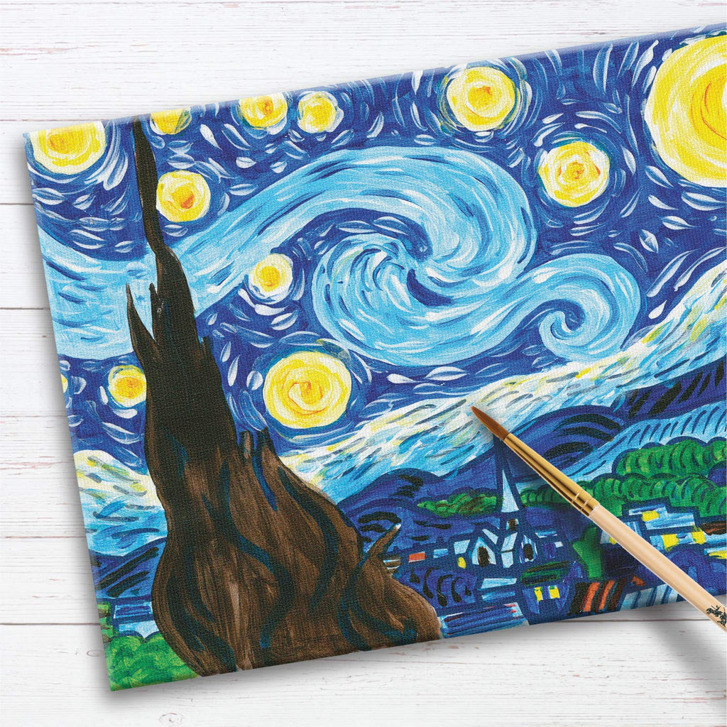 Faber-Castell Museum Series Paint by Number – Van Gogh Starry Night Kit