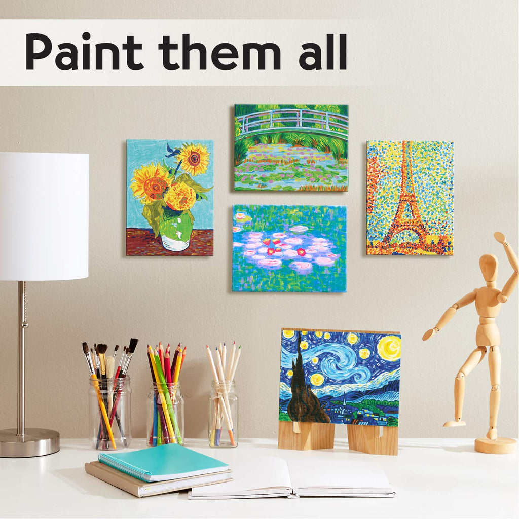 Faber-Castell Museum Series Paint by Number – Van Gogh Starry Night Kit