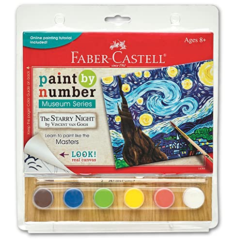 Faber-Castell Museum Series Paint by Number – Van Gogh Starry Night Kit