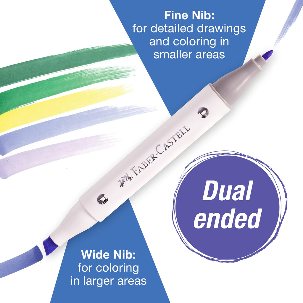 Faber-Castell Pop Up Coloring Bouquet: Pansy – 3D Adult Coloring Craft Kit with 5 Markers