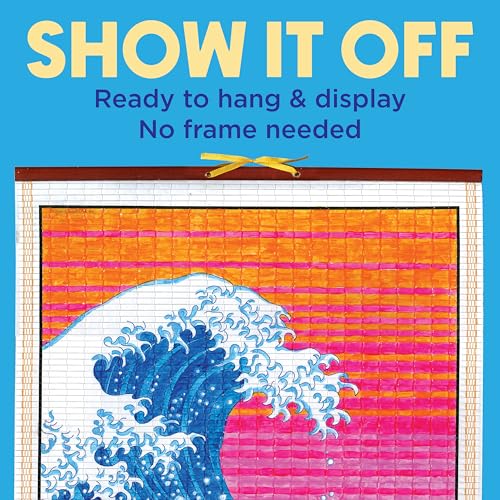 Faber-Castell The Great Wave Scroll Painting Kit – DIY Hanging Wall Art for Kids & Beginners