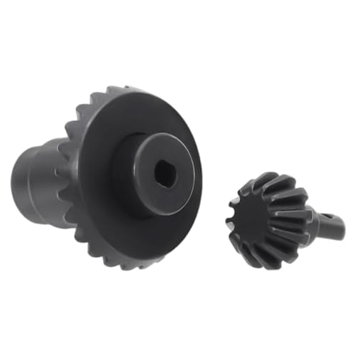 FACCNOY 2-Pair Hardened Steel Axle Bevel Gears for 1/24 FMS FCX24 RC Crawler Upgrade