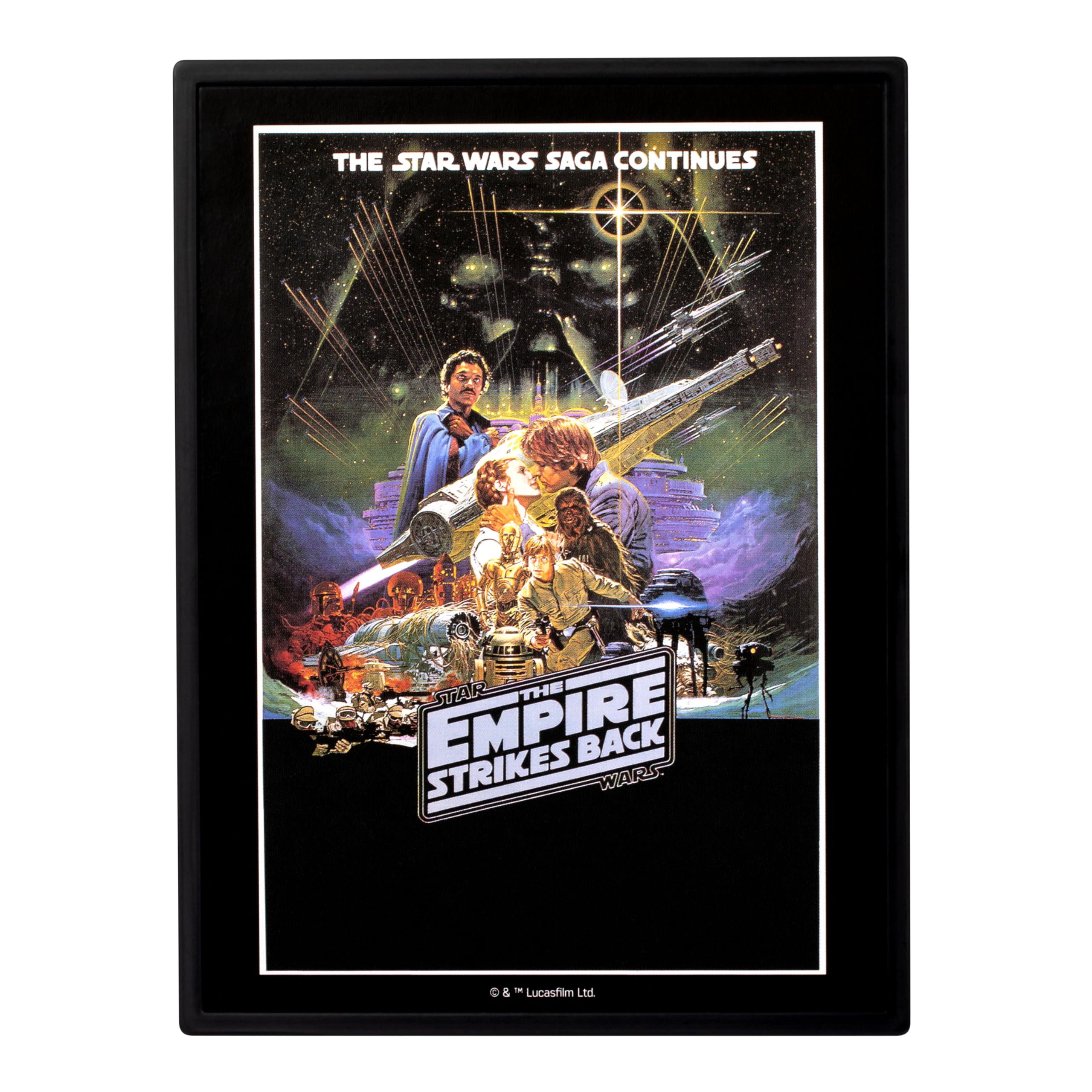 FANDROP SW04 Star Wars: The Empire Strikes Back – Luke Skywalker vs. Darth Vader Diorama with Artifact & Scene Marker