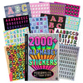 Fashion Angels 2,000+ Alphabet Sticker Book – 40 Sheets of Colorful Letter Stickers for Crafting, Scrapbooking, and Personalizing Notebooks