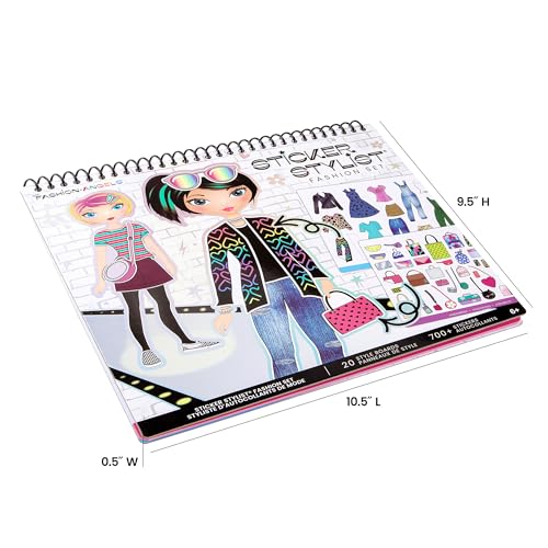 Fashion Angels Designer Kit for Girls – Fashion Sticker Book with 700+ Stickers, Ages 6+