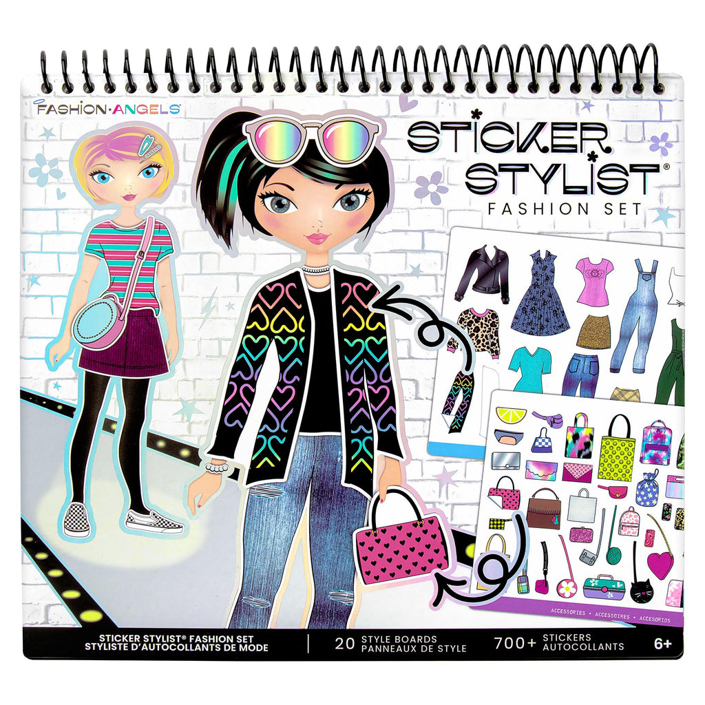 Fashion Angels Designer Kit for Girls – Fashion Sticker Book with 700+ Stickers, Ages 6+