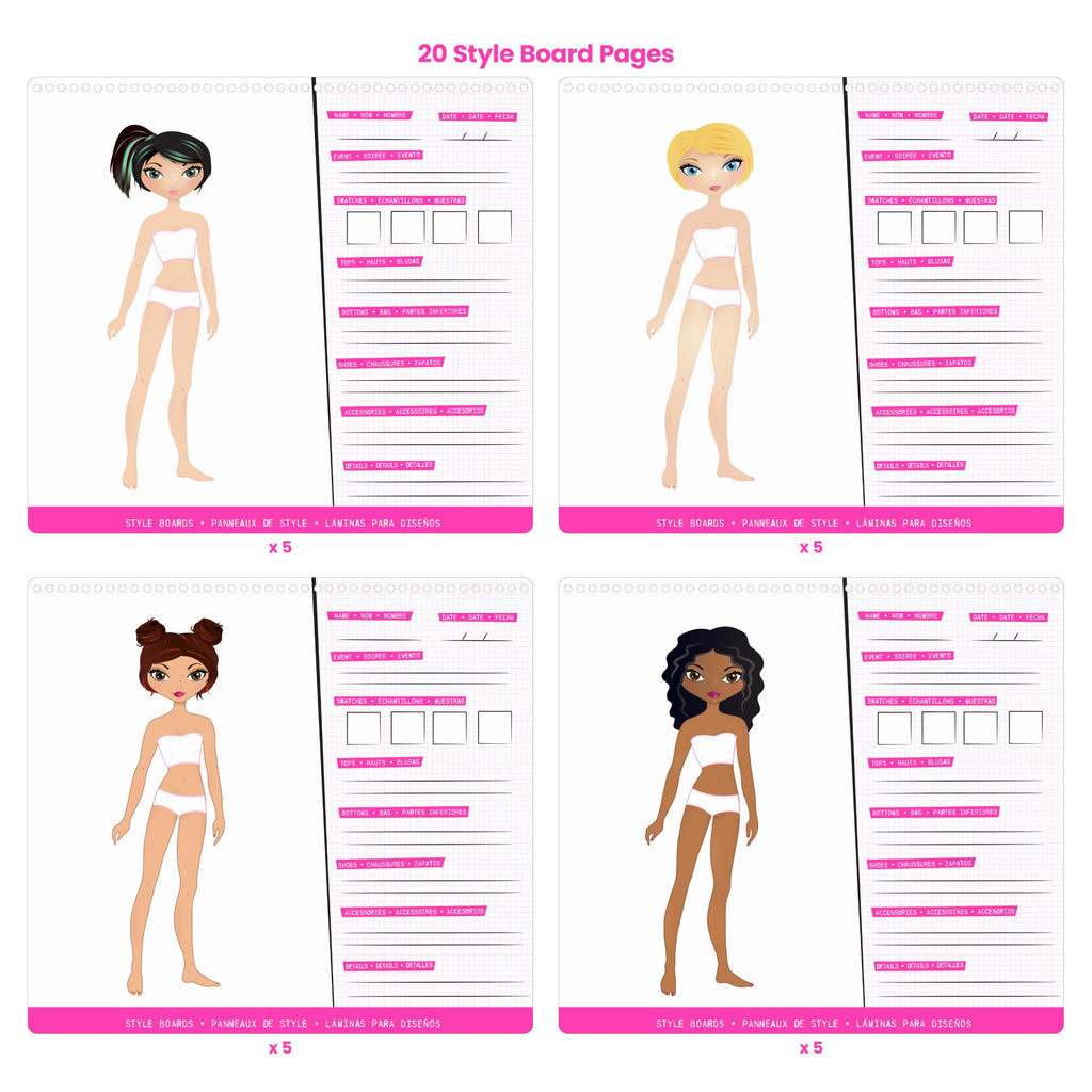 Fashion Angels Designer Kit for Girls – Fashion Sticker Book with 700+ Stickers, Ages 6+
