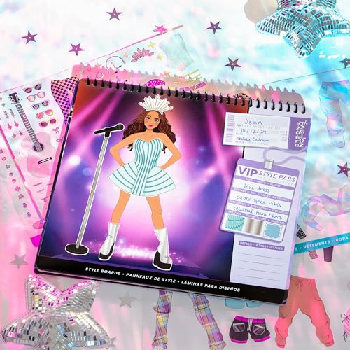 Fashion Angels Live! in Concert Sticker Stylist Set – 600+ Stickers for Creative Pop Star Outfits
