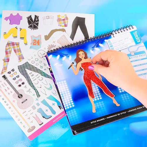 Fashion Angels Live! in Concert Sticker Stylist Set – 600+ Stickers for Creative Pop Star Outfits