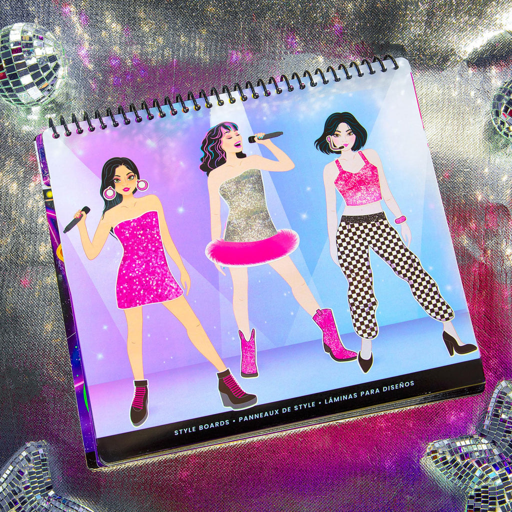Fashion Angels Live! in Concert Sticker Stylist Set – 600+ Stickers for Creative Pop Star Outfits