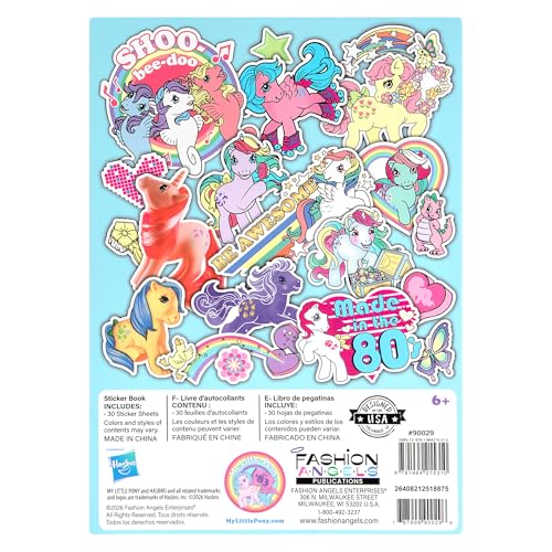Fashion Angels My Little Pony 1000+ Sticker Book with Glossy Stickers Featuring Twilight Sparkle, Rainbow Dash & Friends
