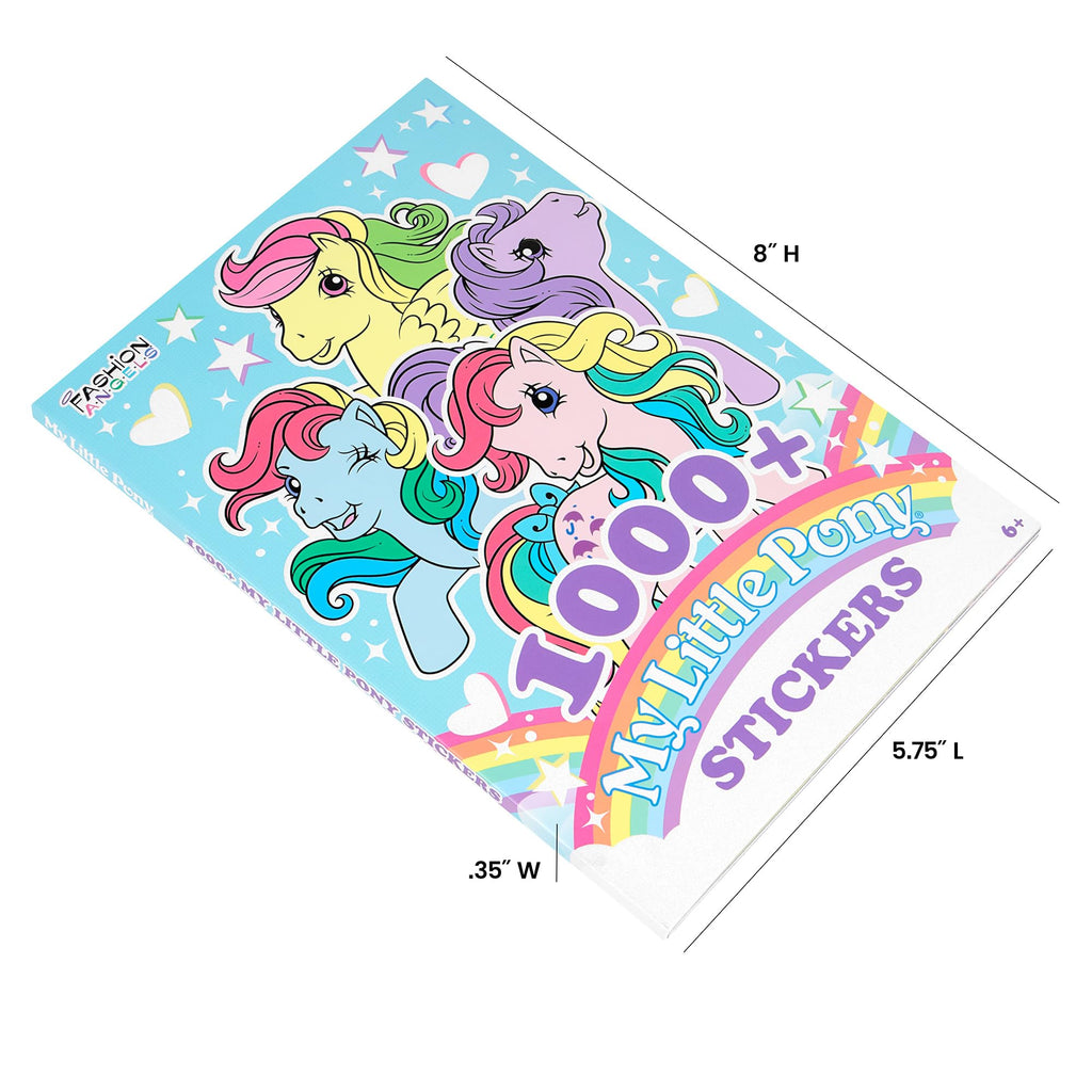 Fashion Angels My Little Pony 1000+ Sticker Book with Glossy Stickers Featuring Twilight Sparkle, Rainbow Dash & Friends