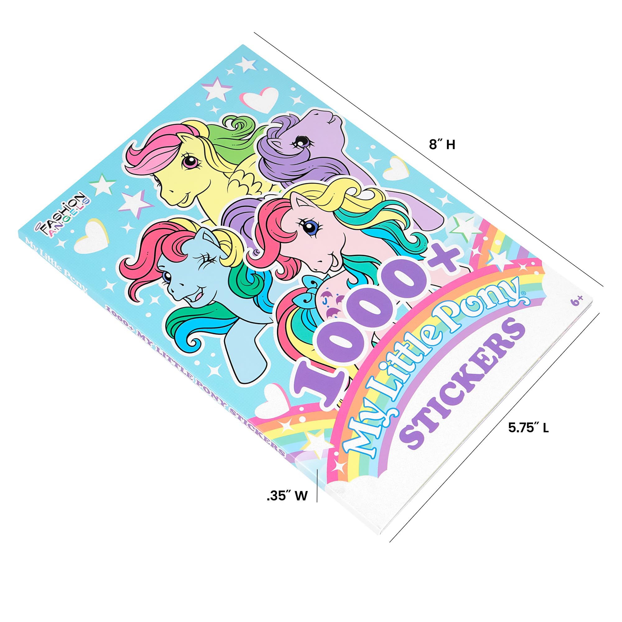 Fashion Angels My Little Pony 1000+ Sticker Book with Glossy Stickers Featuring Twilight Sparkle, Rainbow Dash & Friends
