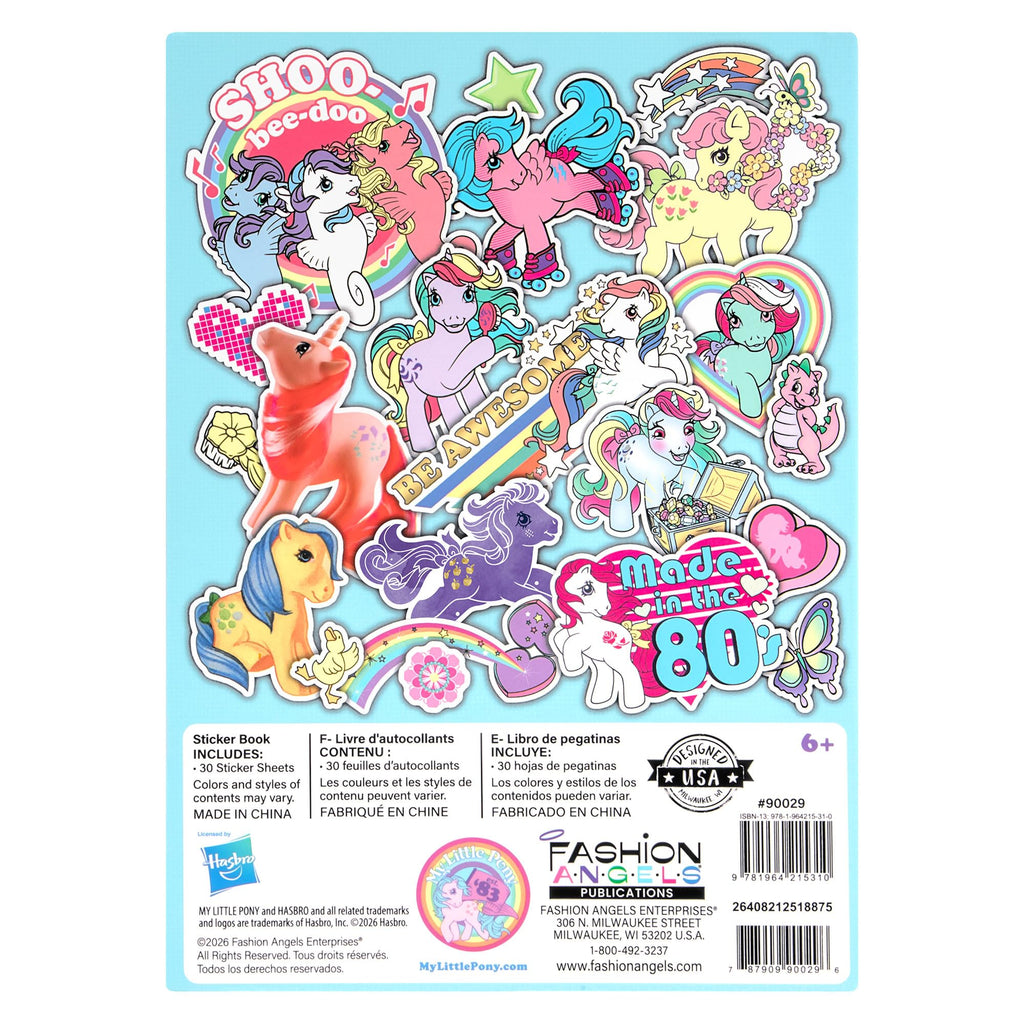 Fashion Angels My Little Pony 1000+ Sticker Book with Glossy Stickers Featuring Twilight Sparkle, Rainbow Dash & Friends