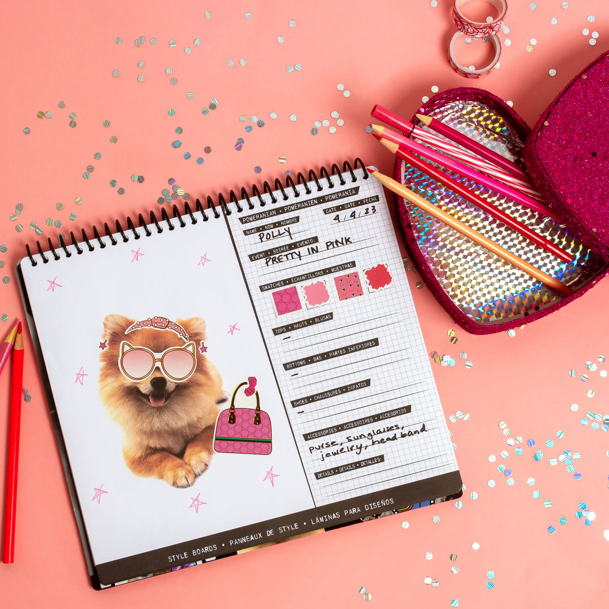 Fashion Angels Pet Fashion Sticker Stylist - 30 Style Boards & 13 Sticker Sheets for Kids Ages 6+