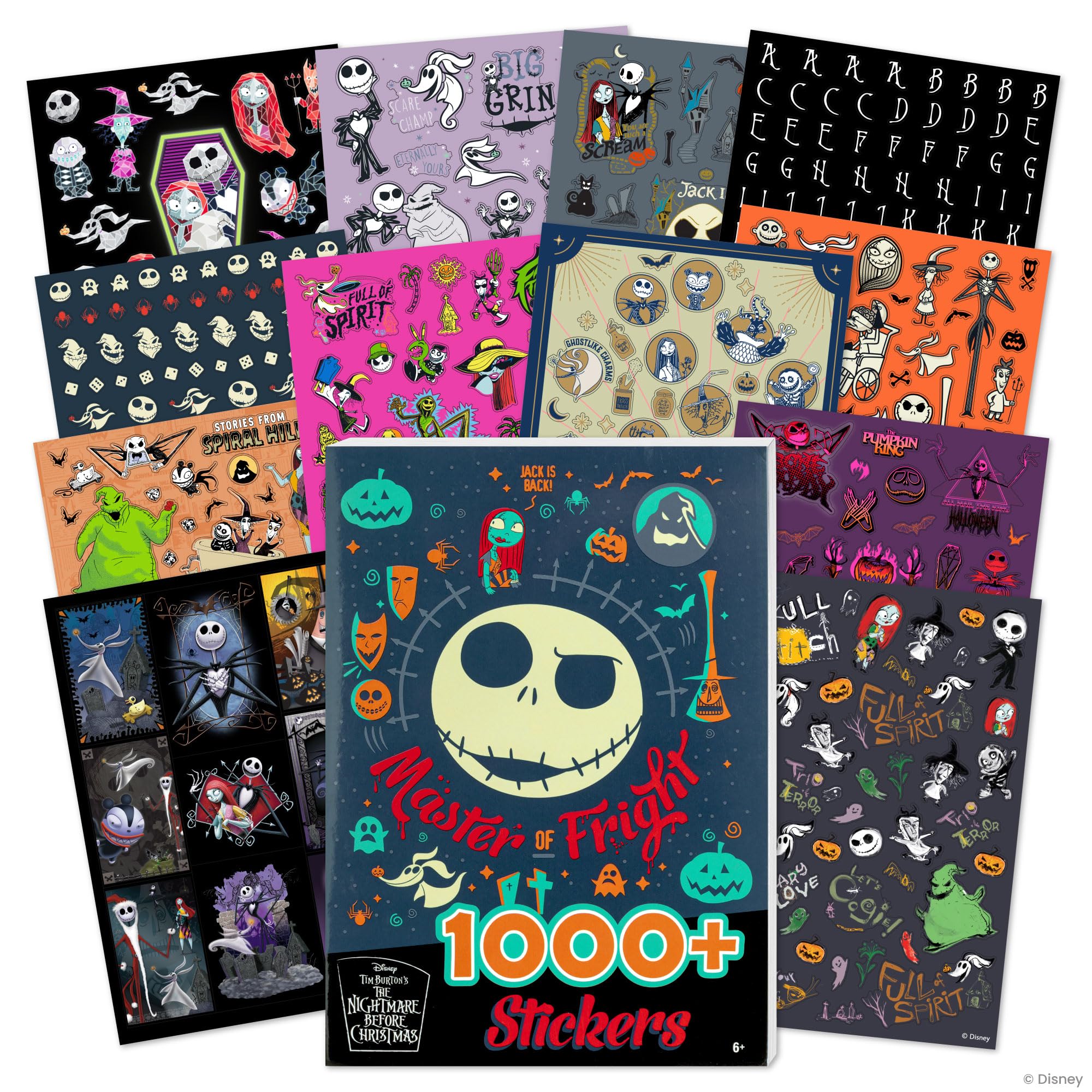 Fashion Angels The Nightmare Before Christmas Sticker Book: Over 1000 Movie-Themed Stickers for DIY and Personalization
