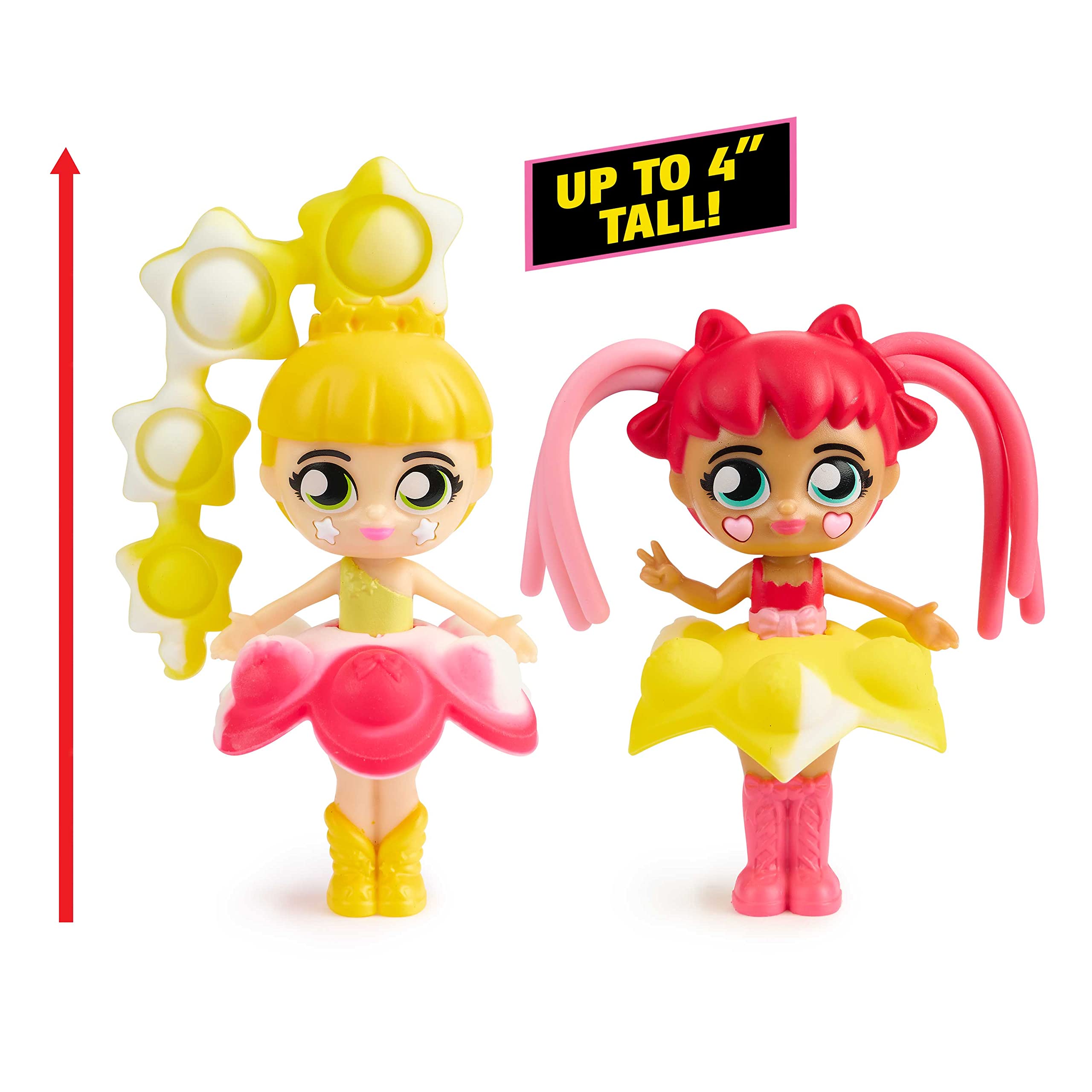 Fashion Fidgets Series 2 Doll – Sensory Toy with 10+ Fidget Features, Collectible Doll for Kids Age 5+