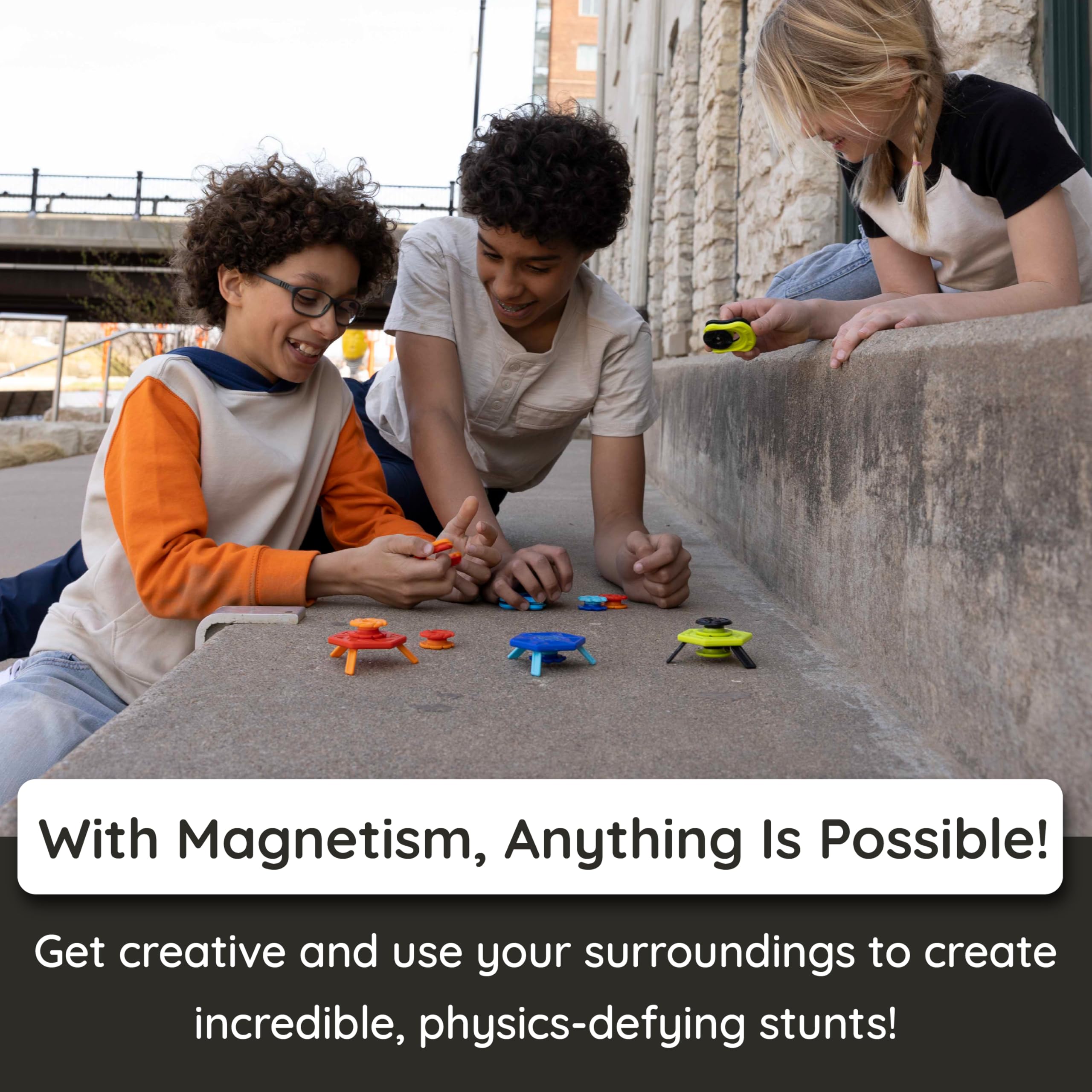 Fat Brain Toys Magshuto Mag-Kit Series 1 Quick Circuit: Magnetic Trick Shot System for Ages 6+