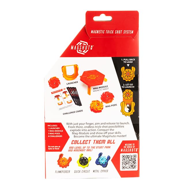 Fat Brain Toys Magshuto Mag-Kit Series 1 Quick Circuit: Magnetic Trick Shot System for Ages 6+