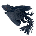 Feathered Wyvern Dragon 3D Printed Articulated Dragon with Wings – Black